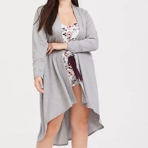 Torrid Sleep Size 3/4 Super Soft Plush Lounge Cardigan